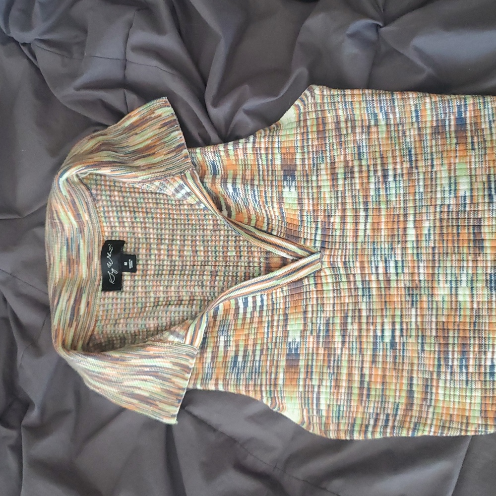 Say What? Multicolor Knit Mini Dress - Picture 4 of 6